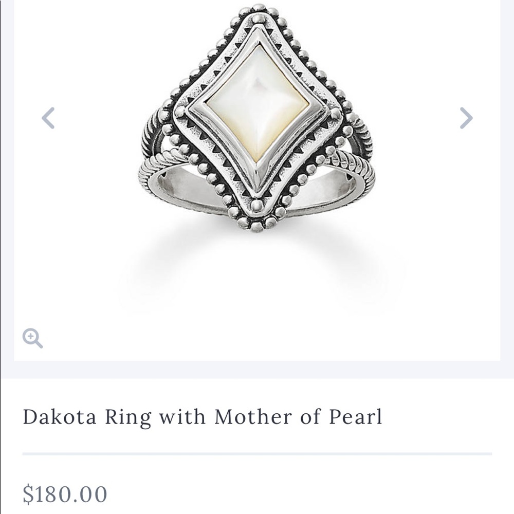 Ring with Mother of Pearl JAMES AVERY